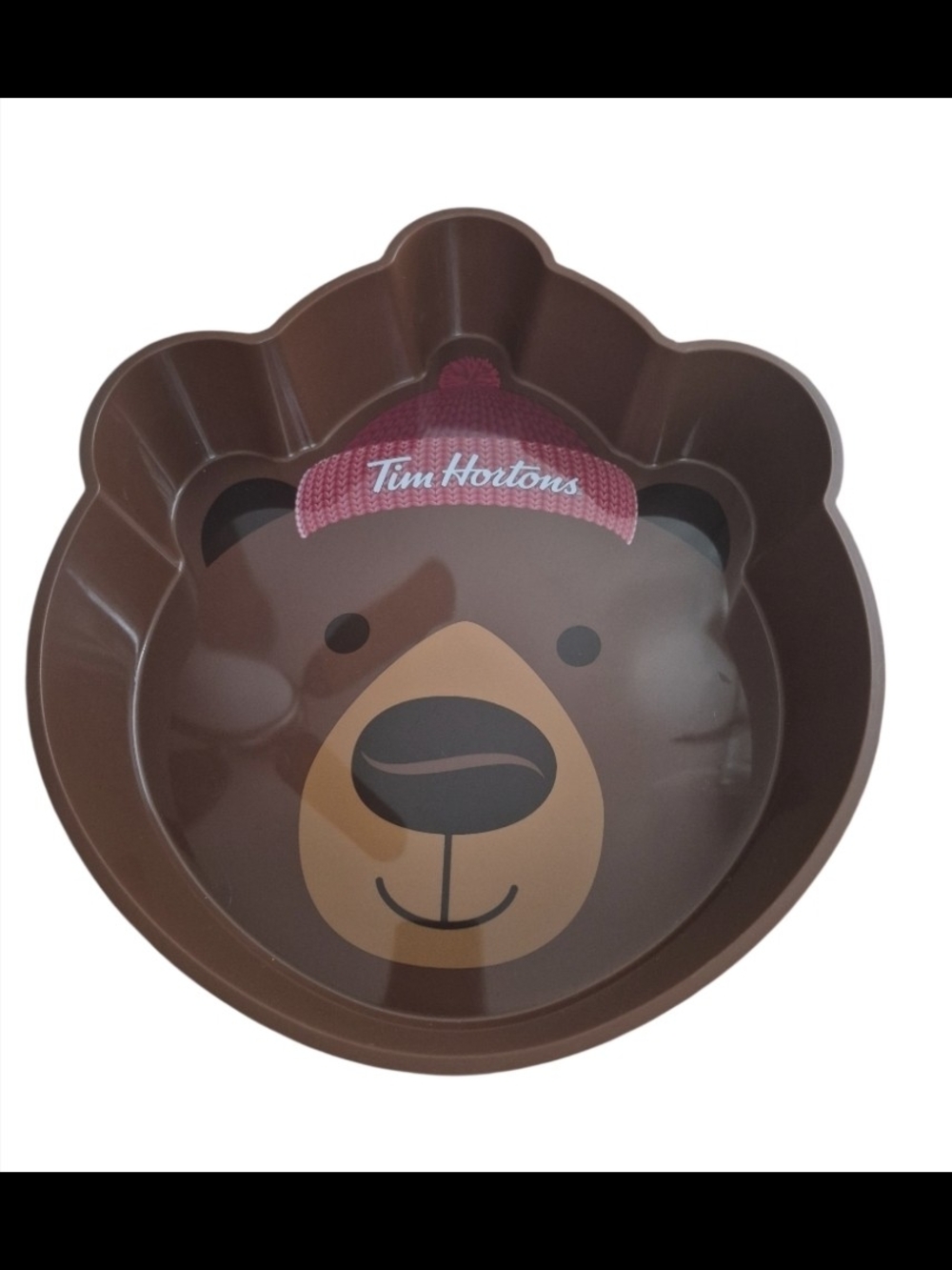 Tim Hortons Brown Bear Silicone Baking Pan - Brown